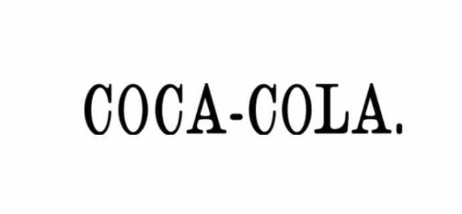 Coca Cola Logo 1886