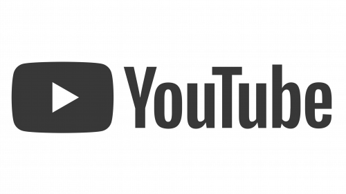 Logo YouTube noir