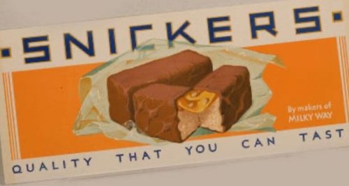 Snickers Logo 1930