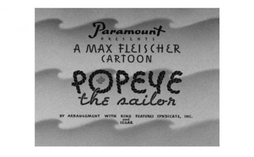 Popeye logo 1939