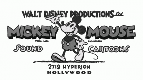 Walt Disney logo 1929