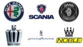 Car logos with a crown tumb