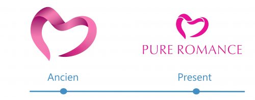 Pure Romance Logo history 
