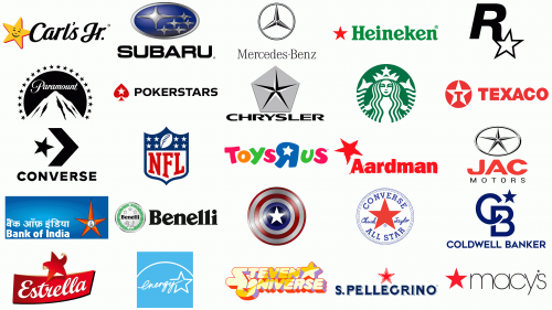Top 25 Most Famous Logos-With-a-Star