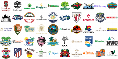 Les logos les plus celebres avec un arbre