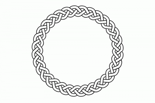 Celtic. Circular Knots Symbols