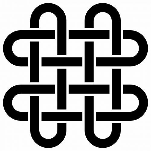 Celtic Solomons Knot symbol